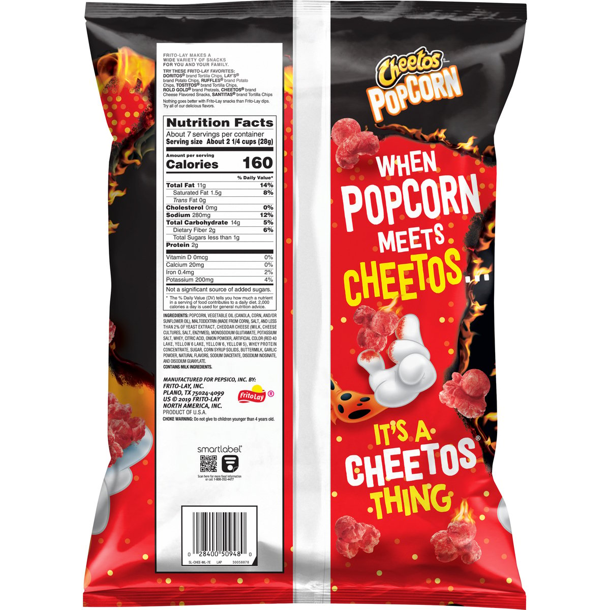 Cheetos Flamin Hot Flavored Popcorn 184.2 g