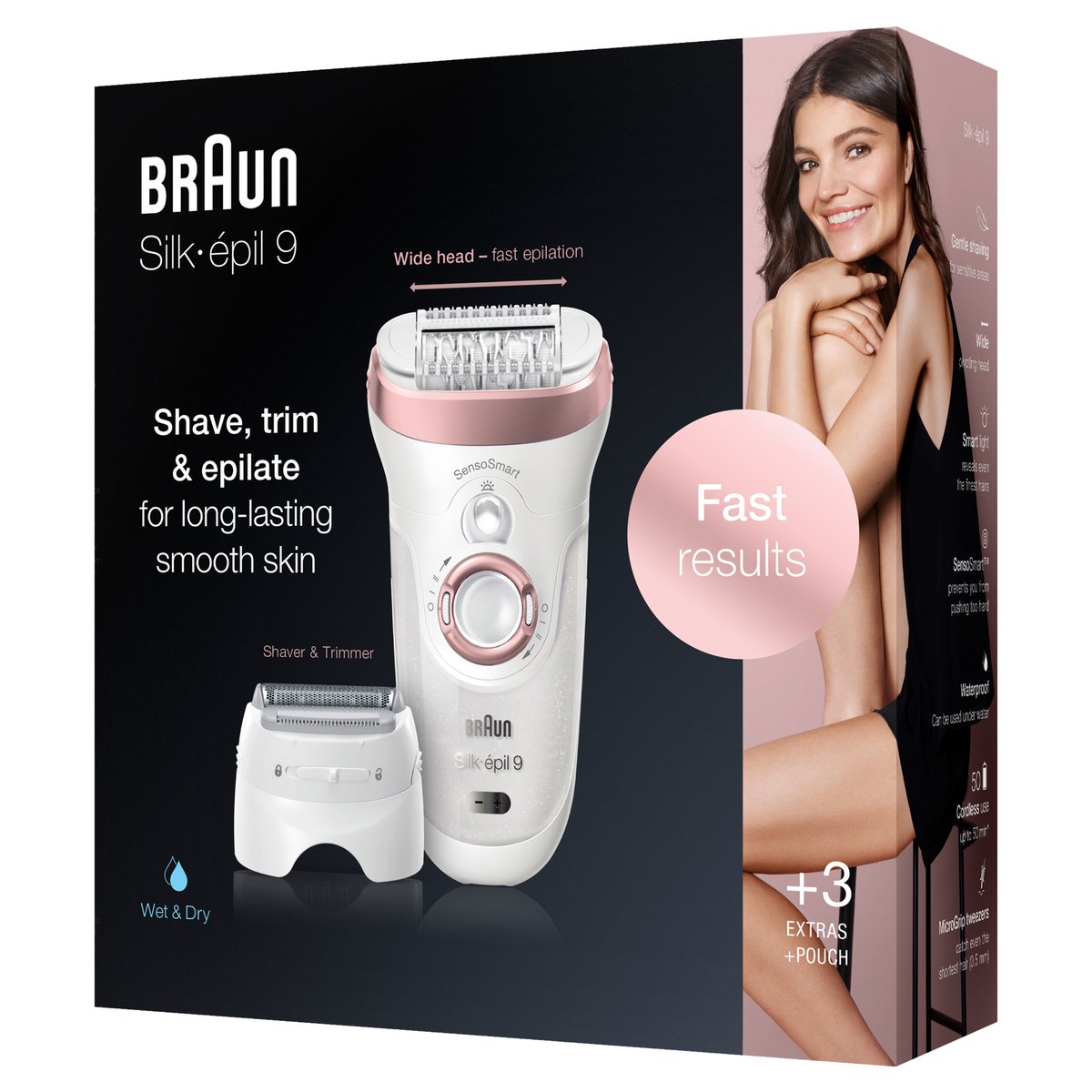 Braun Silk-Epil 9 Wet & Dry Epilator 9-720