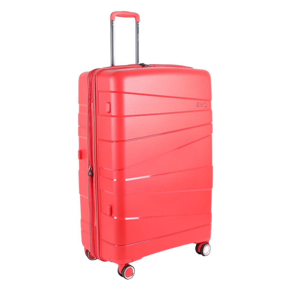 Pierre Cardin Zurich 4Wheel Hard Trolley 26inch Red