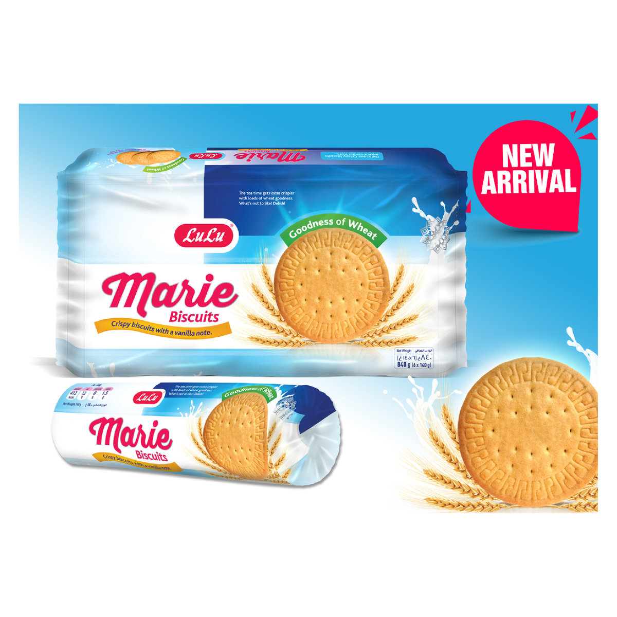 LuLu Marie Biscuits 6 x 140 g