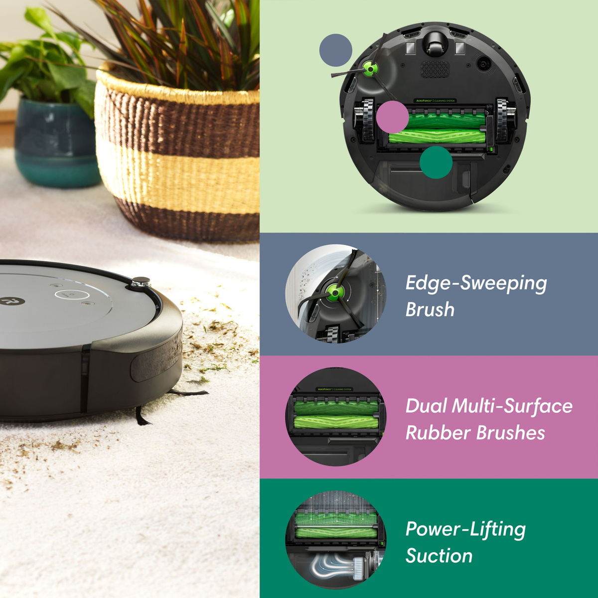 IRobot Roomba Robot Vacuum i1, Ash, i115840