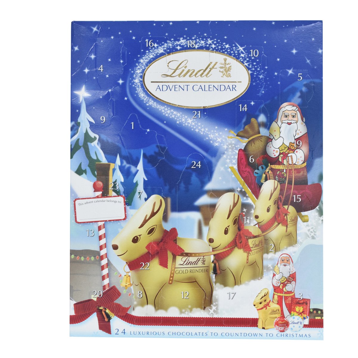 Lindt Luxurious Chocolate Advent Calendar 160 g