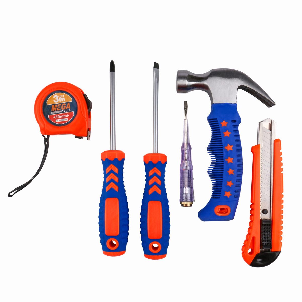 Mega Hand Tool Set, 6 pcs, M7886