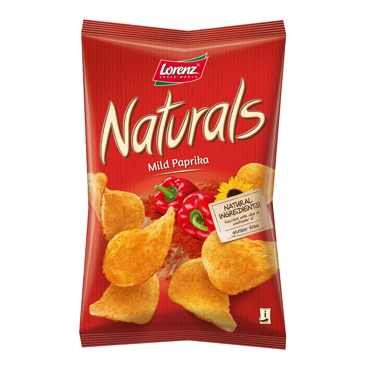 Lorenz Natural Mild Paprika Potato Chips 100 g