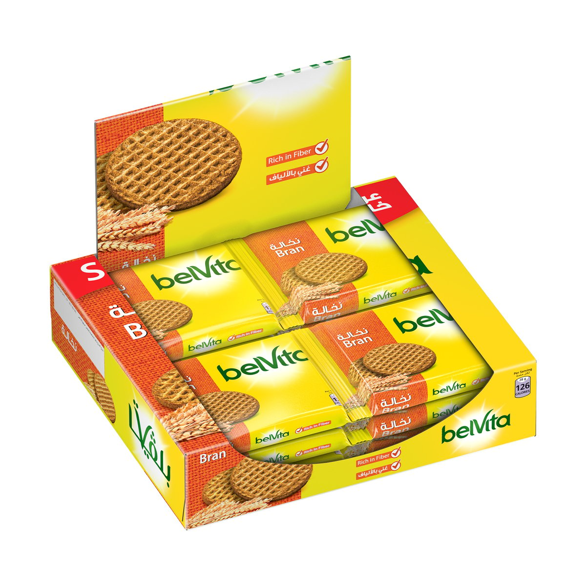 Belvita Bran Biscuit Value Pack 8 x 56 g