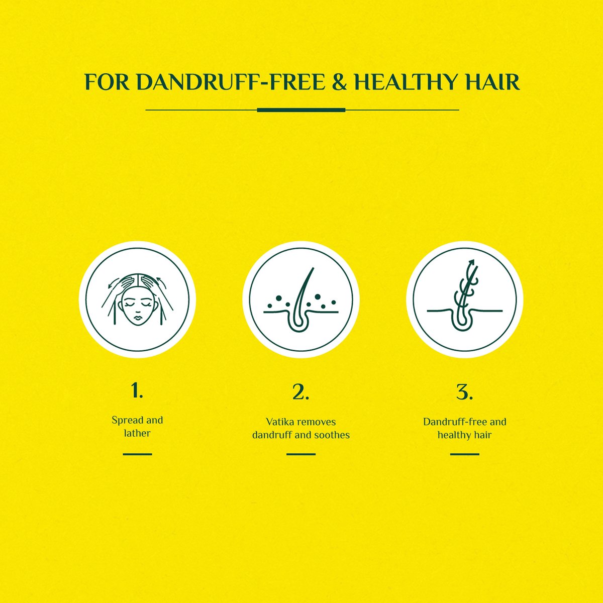 Vatika Naturals Dandruff Guard Shampoo Lemon & Yoghurt Removes Dandruff From First Wash 200 ml