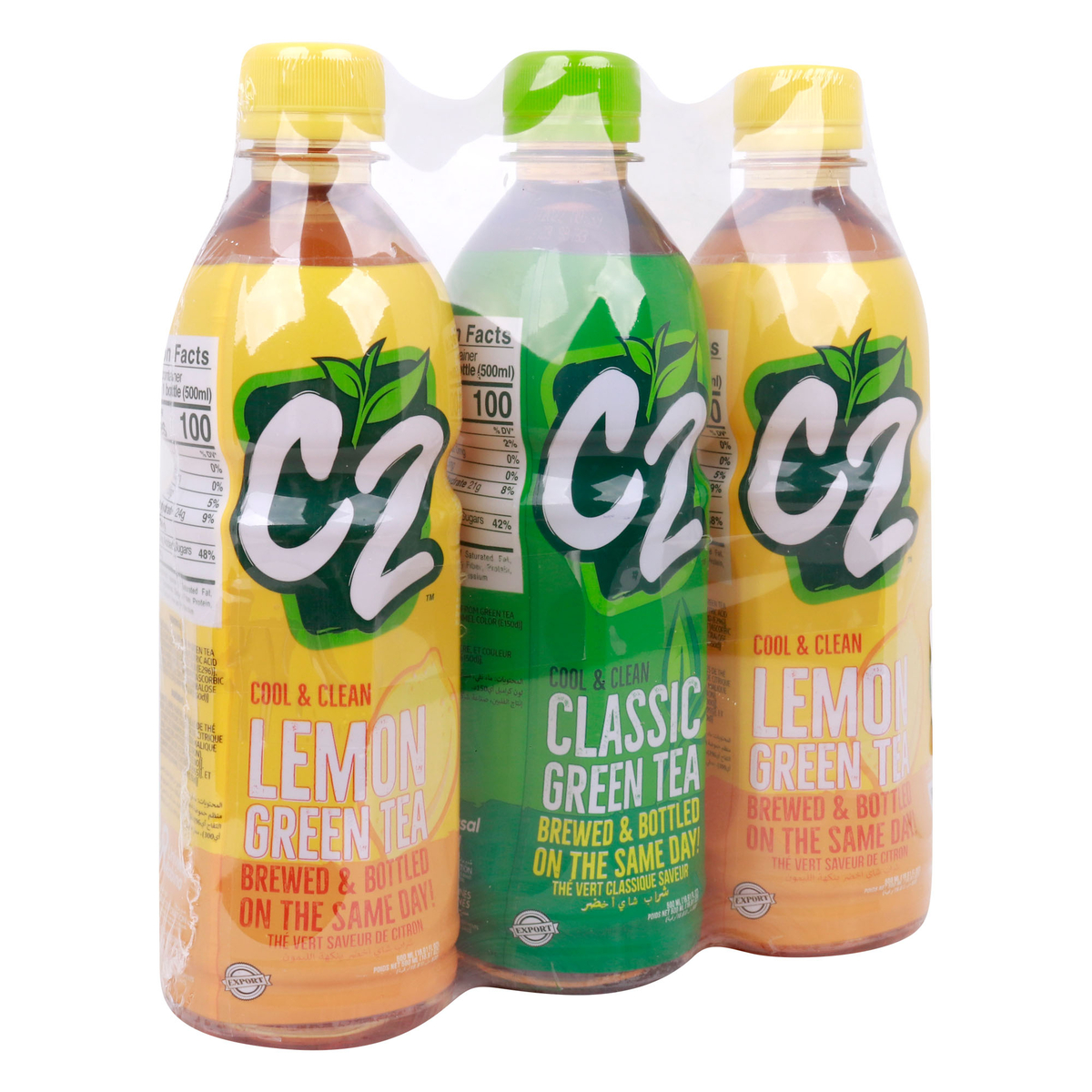 C2 Green Tea Assorted 3 x 500 ml