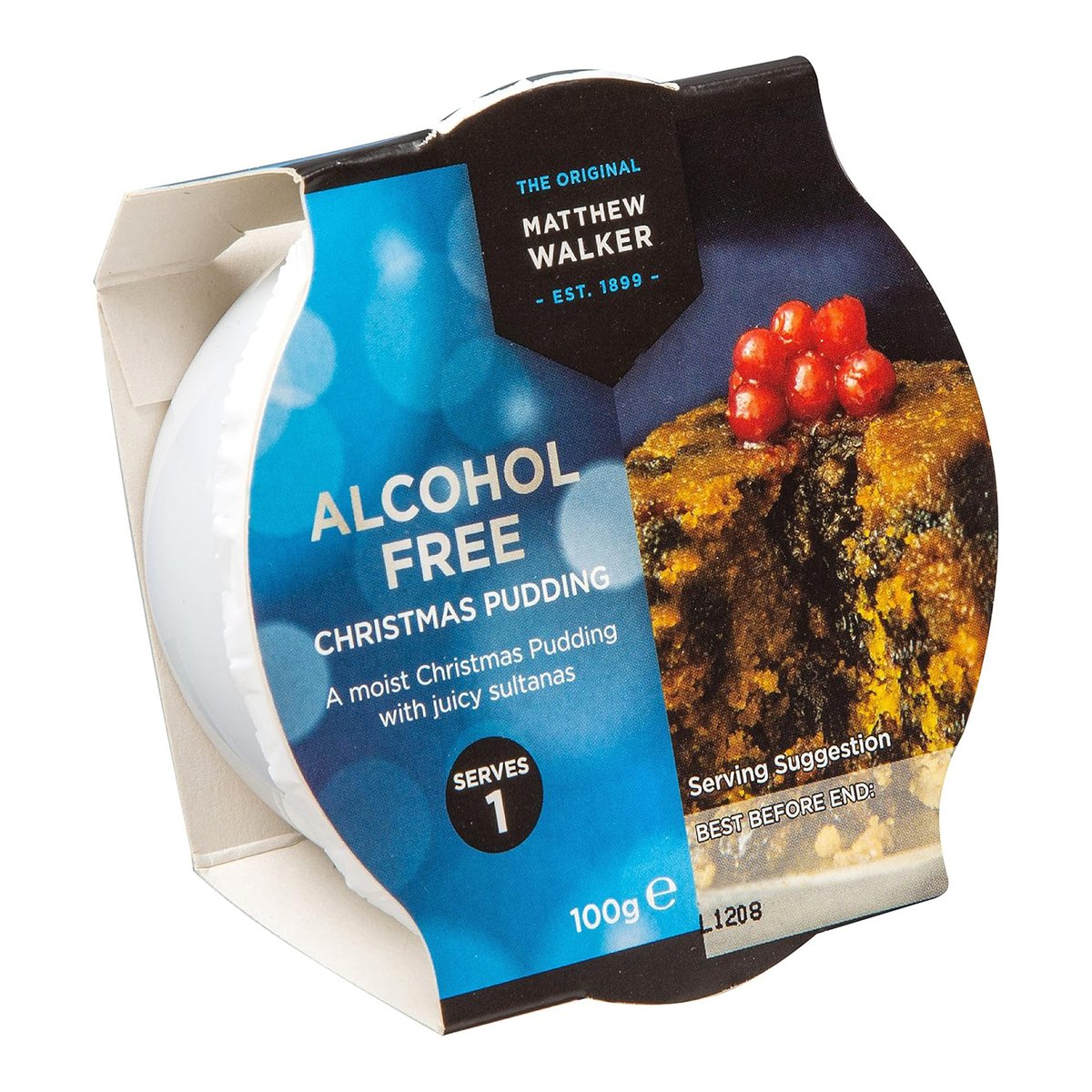 Matthew Walker Alcohol Free Christmas Pudding 100 g