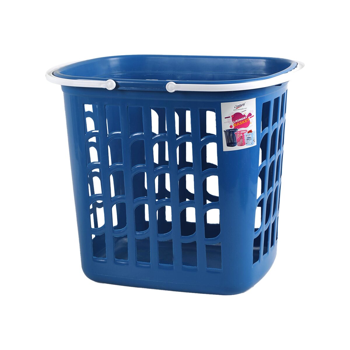 Century Laundry Basket 37Ltr-Assorted