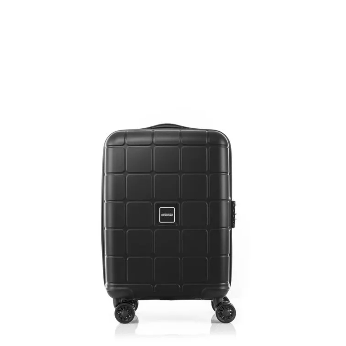 American Tourister Hundo 4 Wheel Hard Trolley, 55 cm, Black