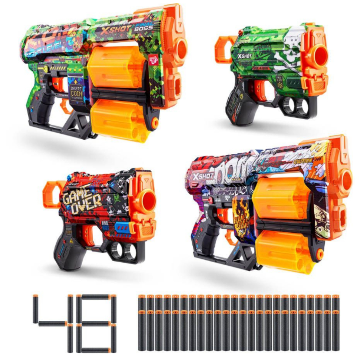 X-Shot Mix Combo Pack Dread And Menace, XS-36542