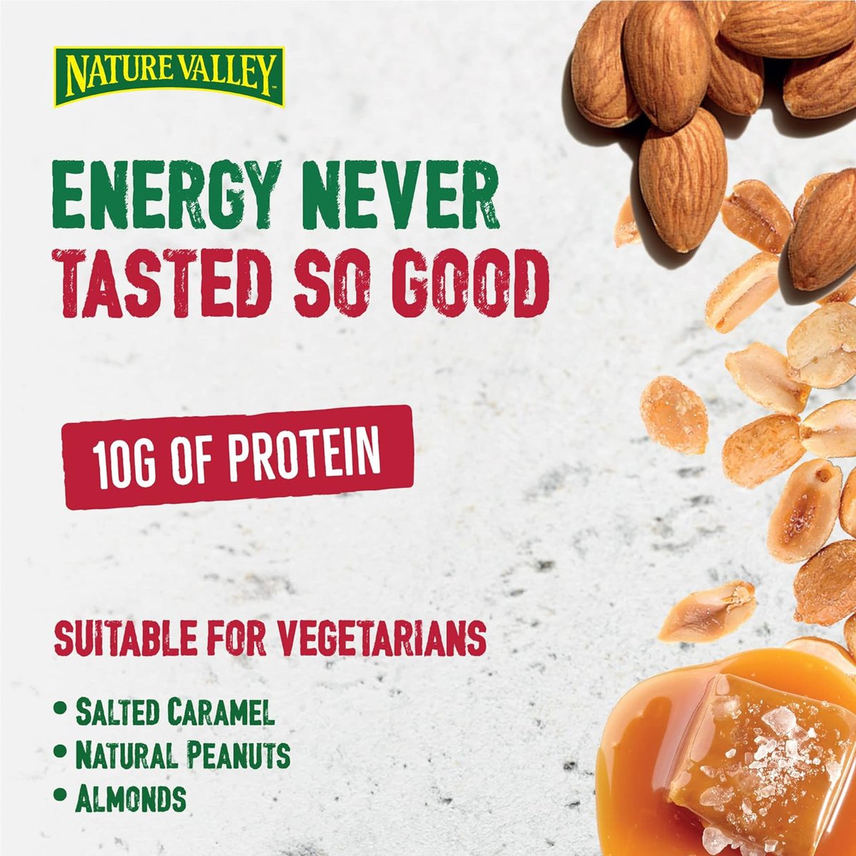 Nature Valley Salted Caramel Nut Protein Bar 4 x 40 g