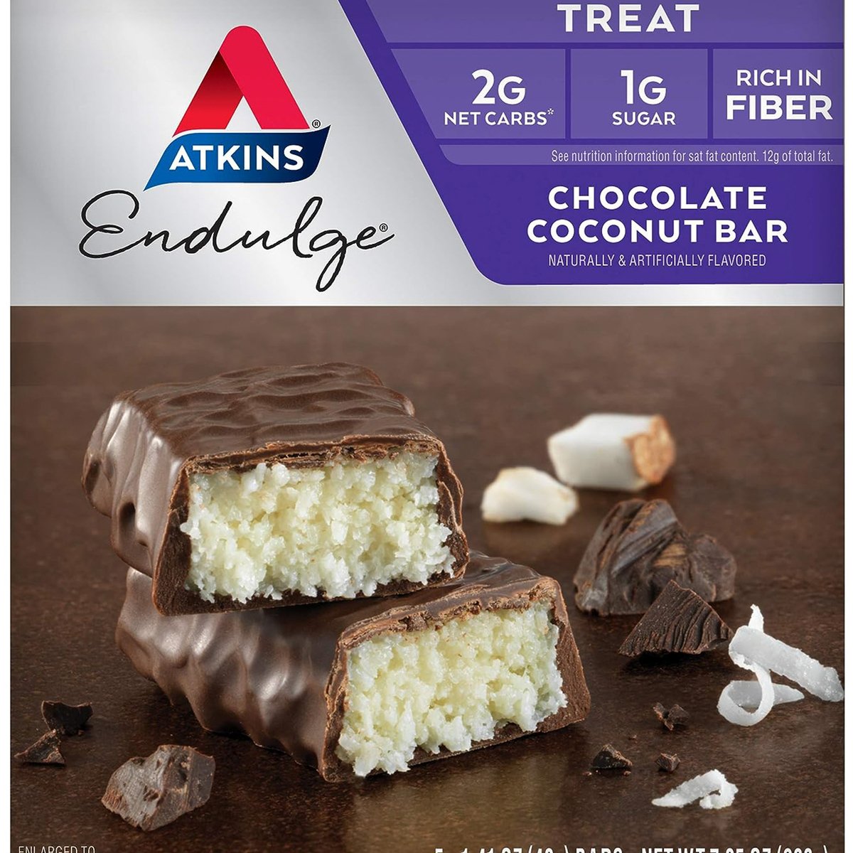 Atkins Endulge Chocolate Coconut Bar 5 x 40 g