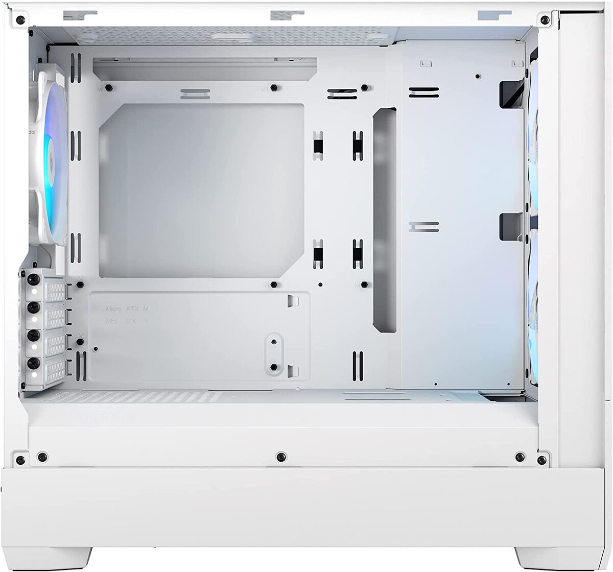 Fractal Design Pop Air Rgb White Computer Case Tg Clear Tint Tempered Glass