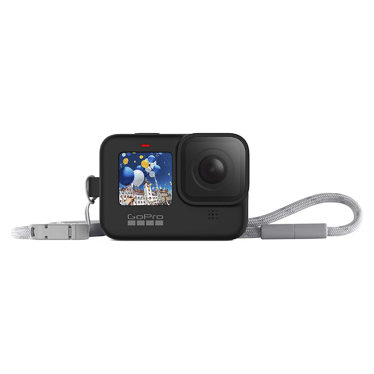 GoPro Hero9 Sleeve + Lanyard, Black, ADSST001