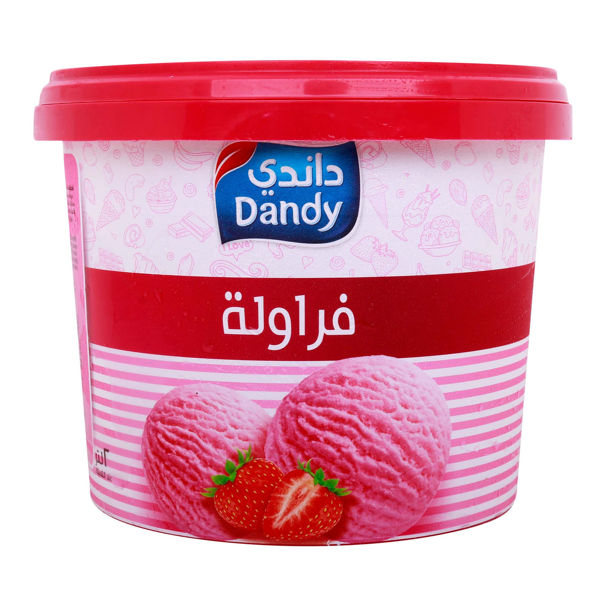 Dandy Strawberry Ice Cream 2 Litre