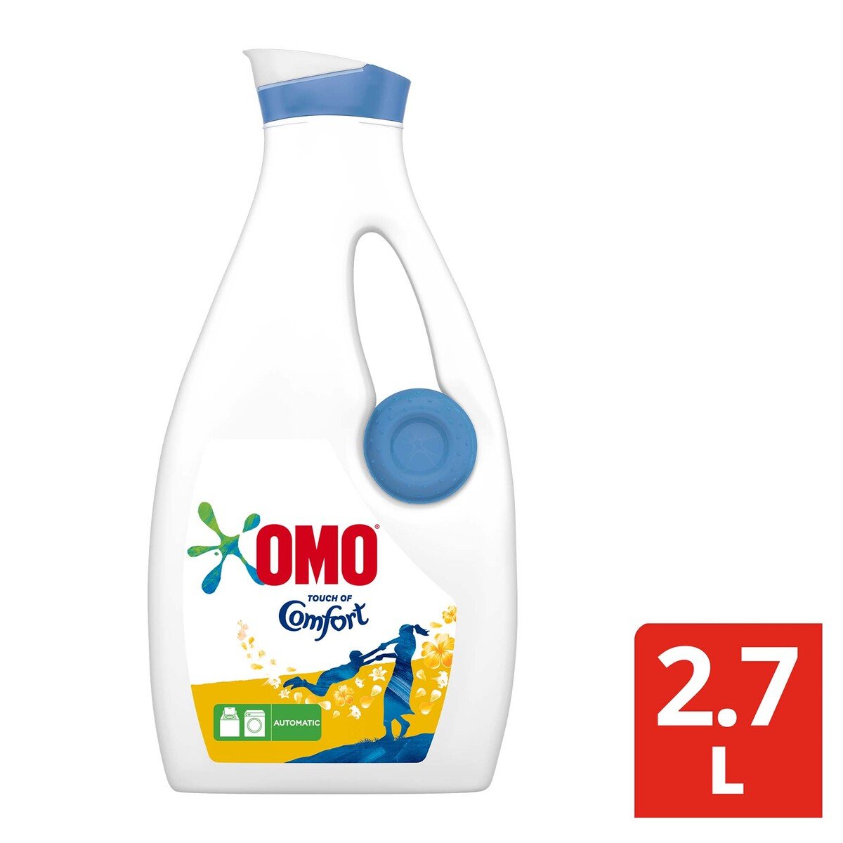 OMO Laundry Liquid Detergent With a Touch of Comfort 2.7 Litres