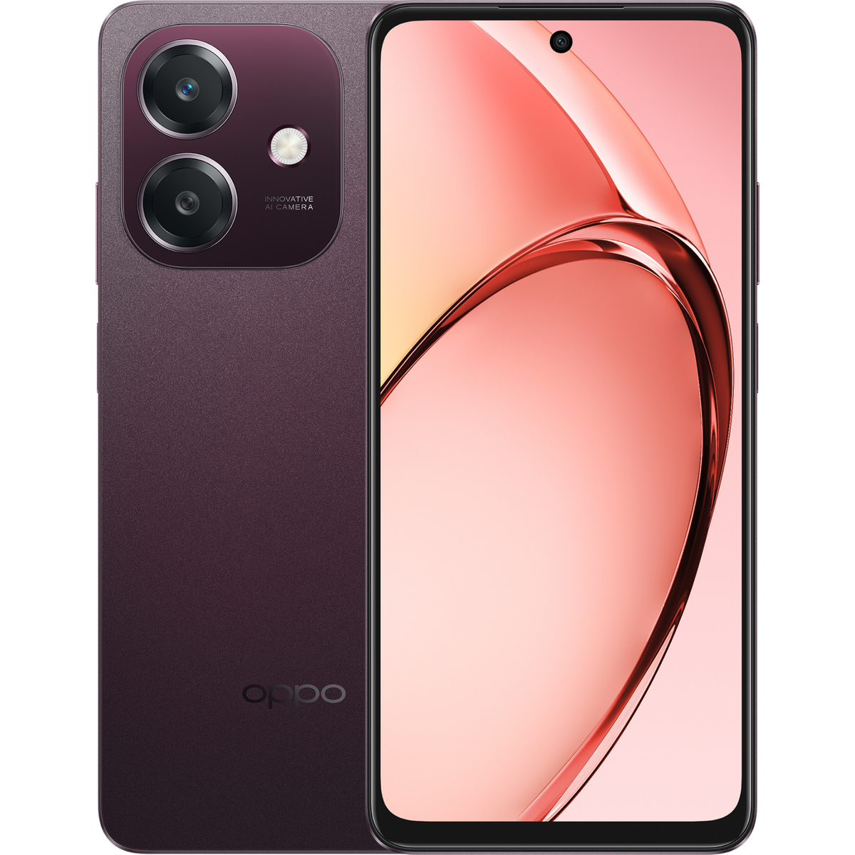 Oppo A60 5G Dual SIM Smartphone, 6 GB RAM, 128 GB Storage, Nebula Red