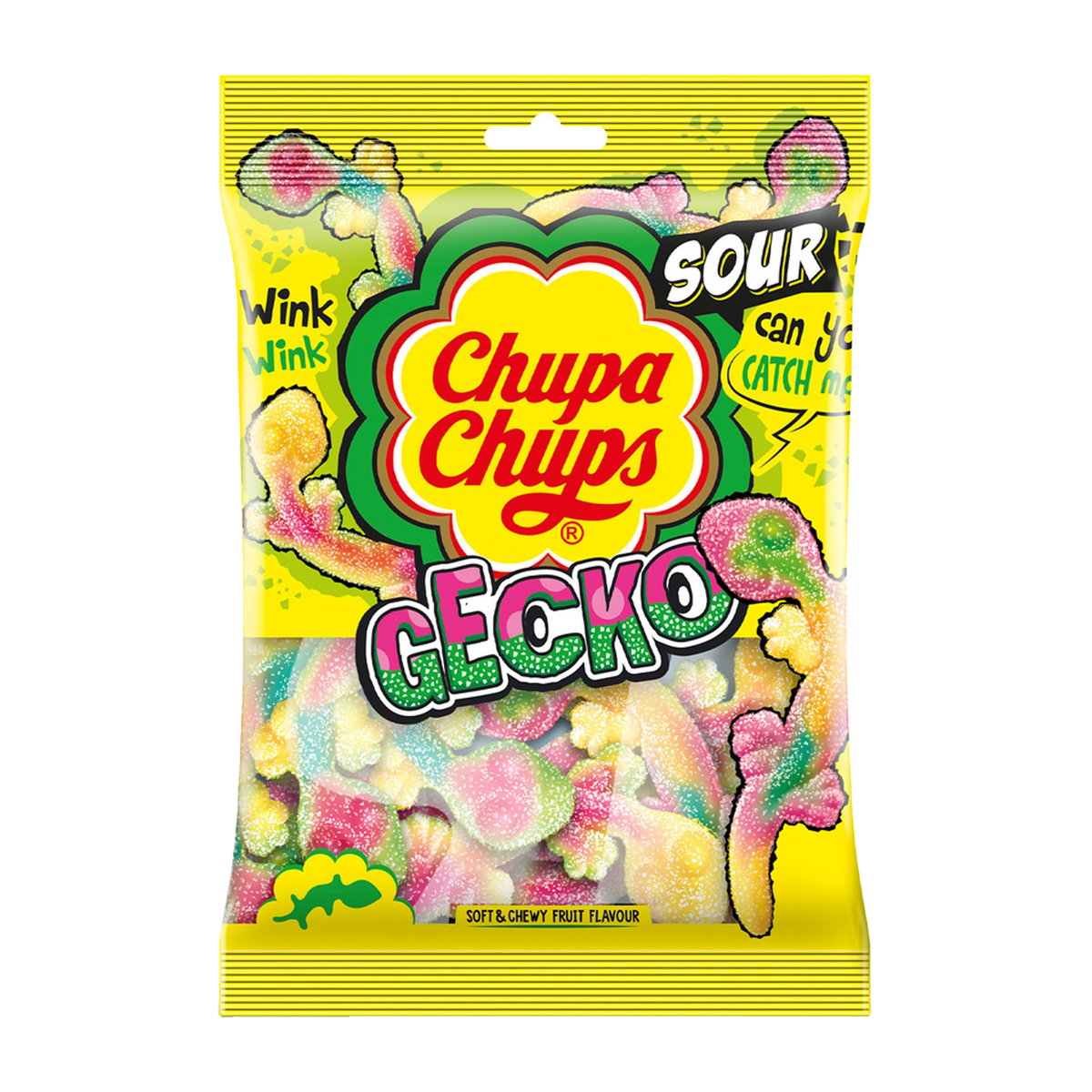 Chupa Chups Sour Gecko Fruit Jellies Value Pack 2 x 160 g