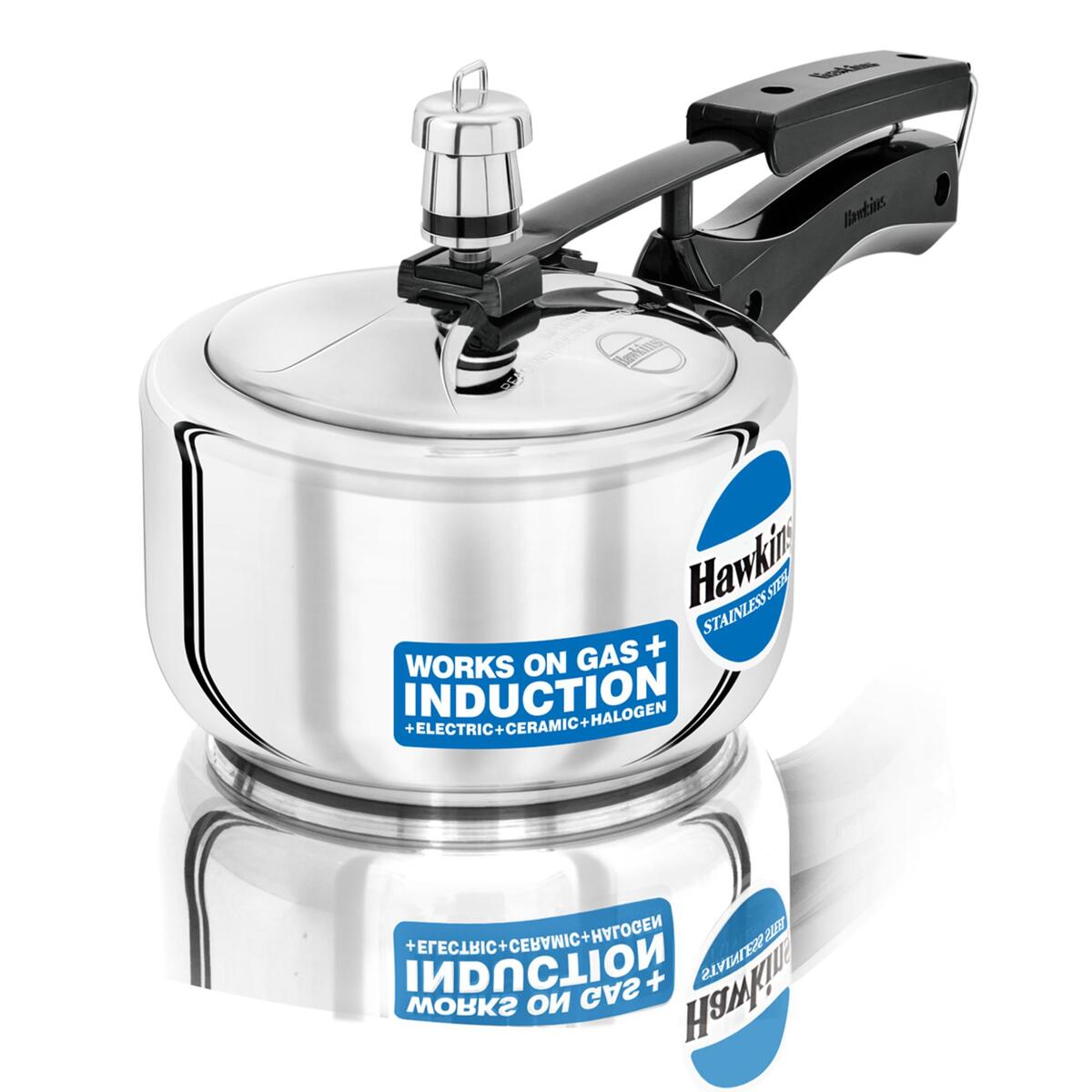 Hawkins Stainless Steel Pressure Cooker HS15 1.5L