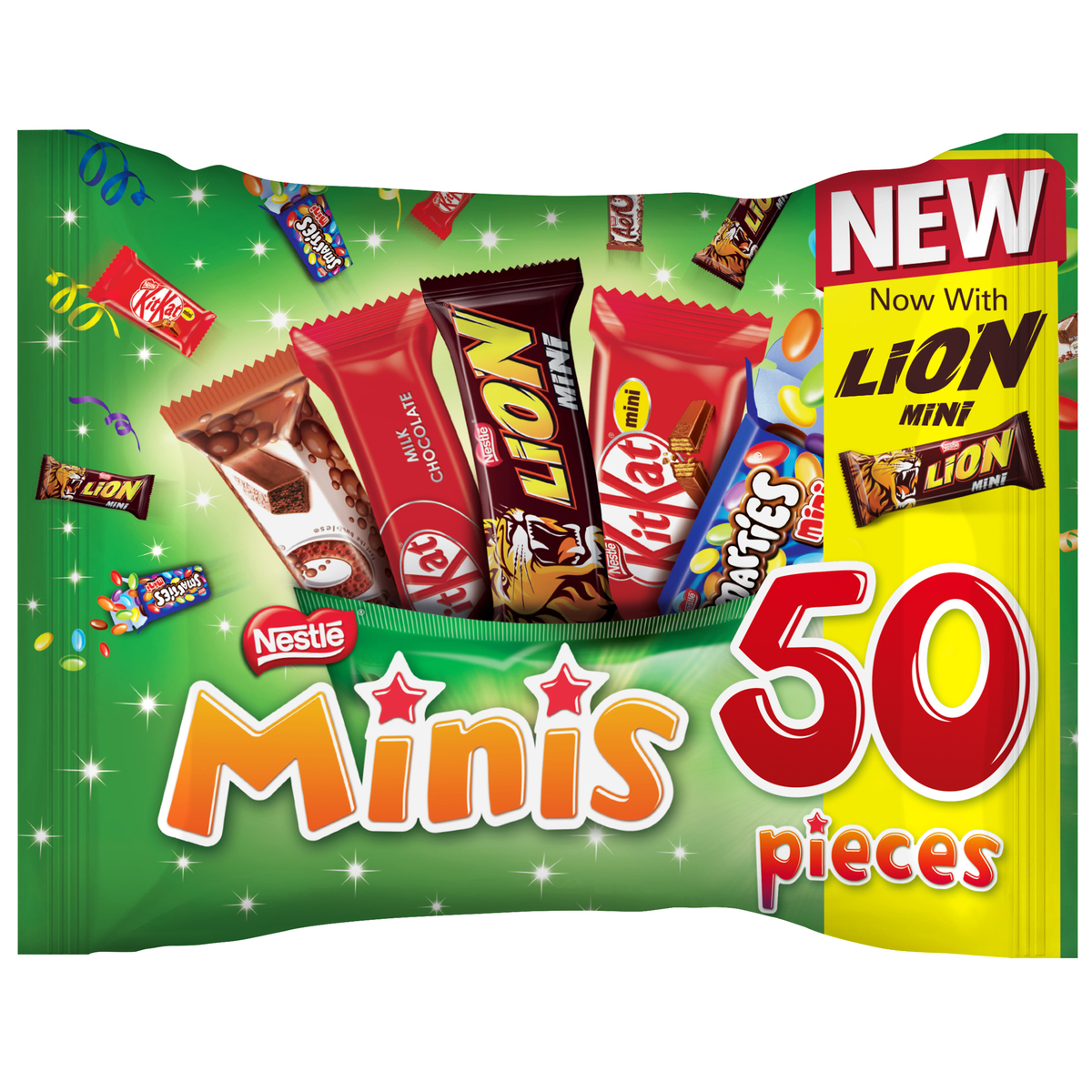 Nestle Minis Mix Chocolate LuLu Bags 50 at price Chocolate | supermarket in Bag Price 715g Online Kuwait | Lulu pcs UAE kanbkam | | Kuwait Best