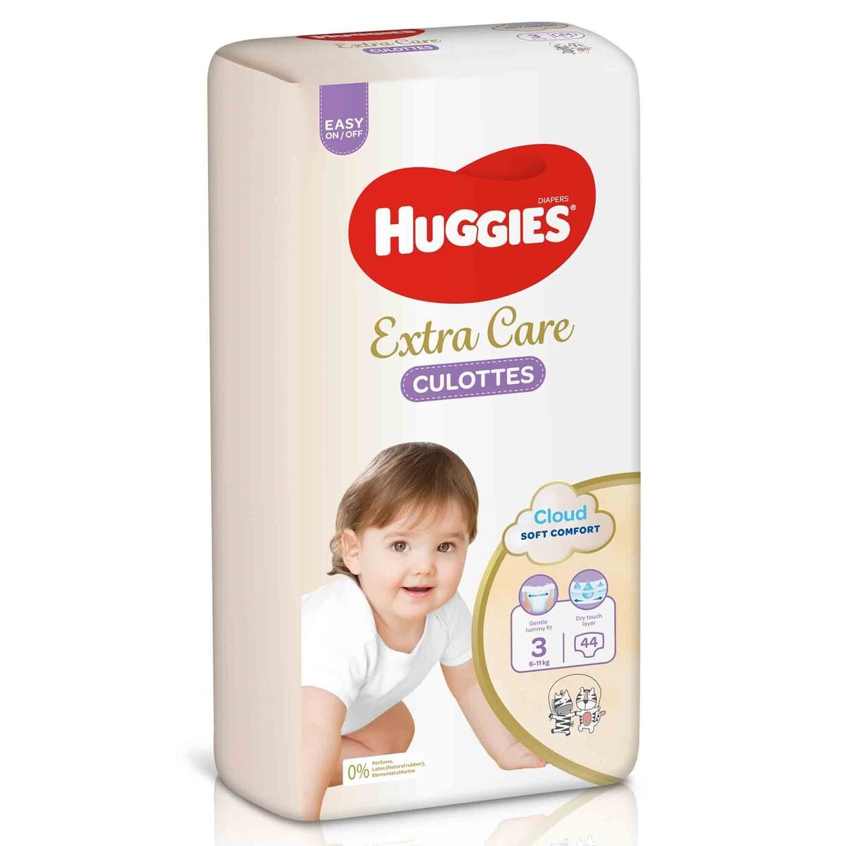 Huggies Extra Care Culottes Size 3 6-11 kg Diaper Pants 44 pcs