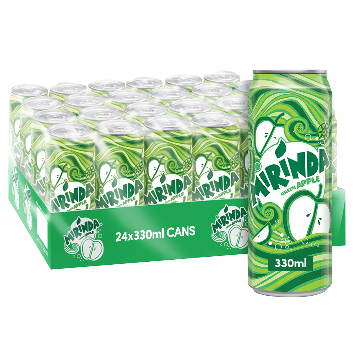 Mirinda Green Apple Can 24 x 330 ml