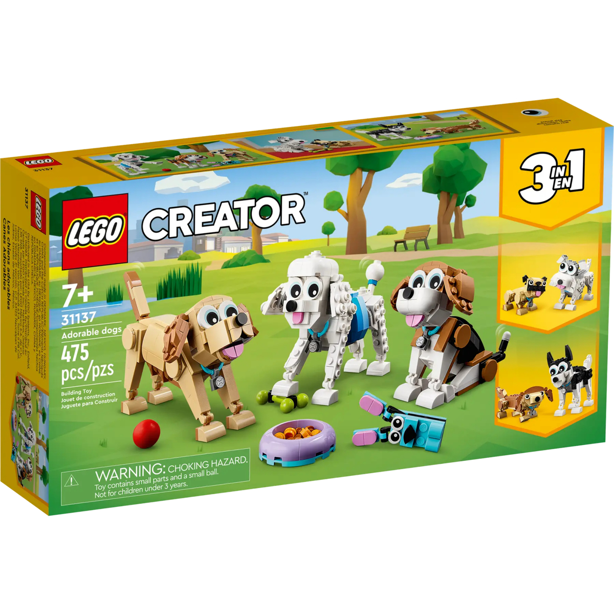 Lego Creator Adorable Dogs Playset, 31137