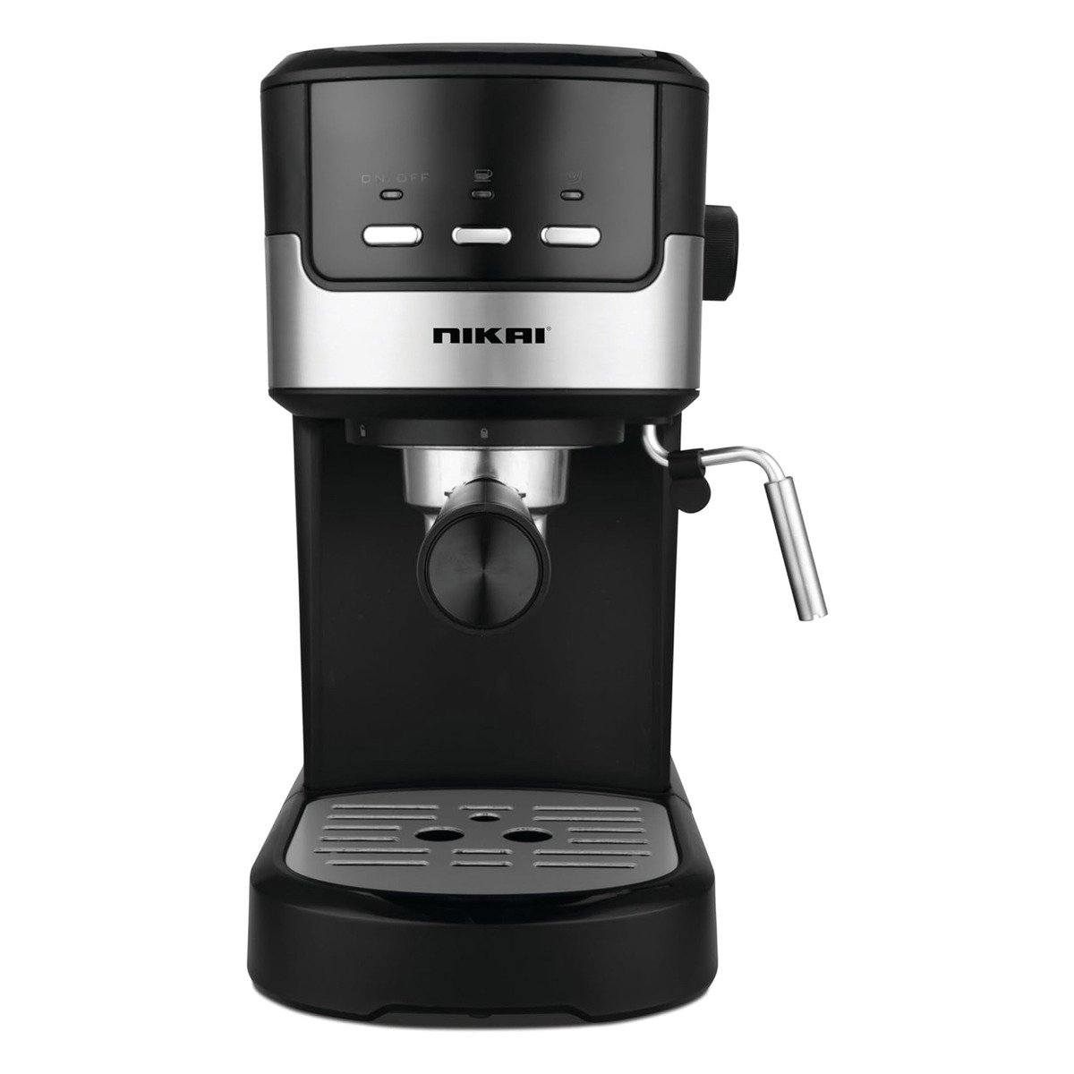 Nikai Espresso & Cappuccino Maker, 1100 W, Black/Silver, NEM1990AX