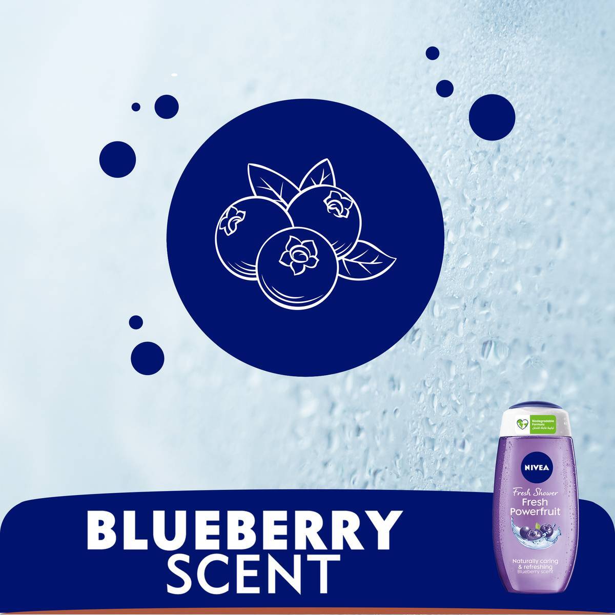 Nivea Shower Gel Fresh Powerfruit 250 ml