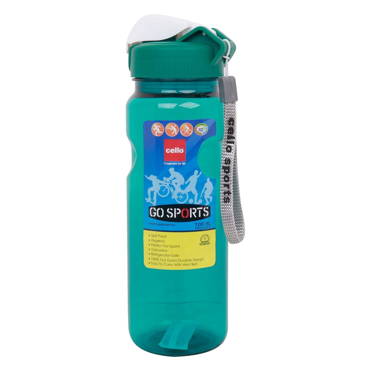 Cello Go Sports Water Bottle, 700 ml