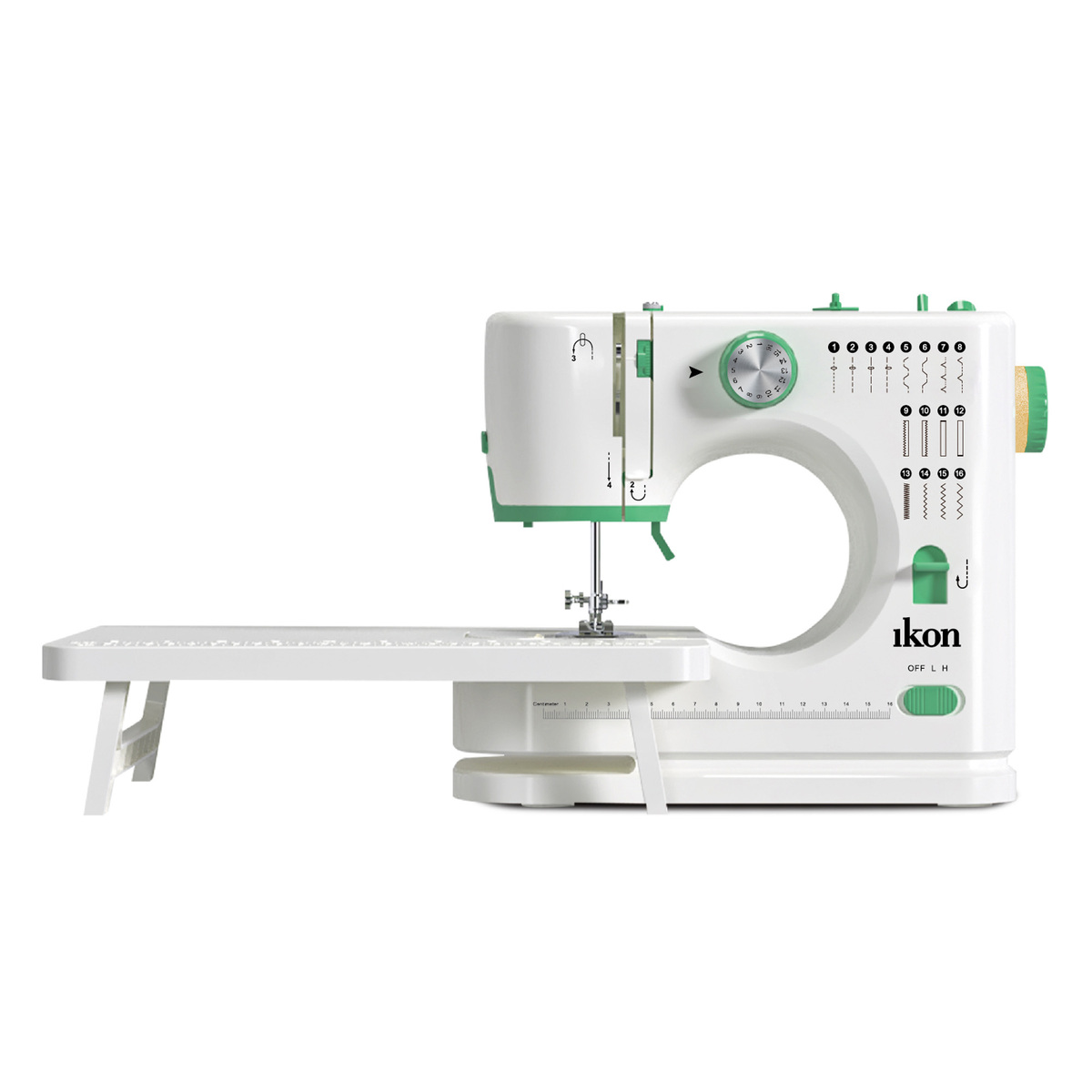 Ikon Sewing Machine, White, IKSM520