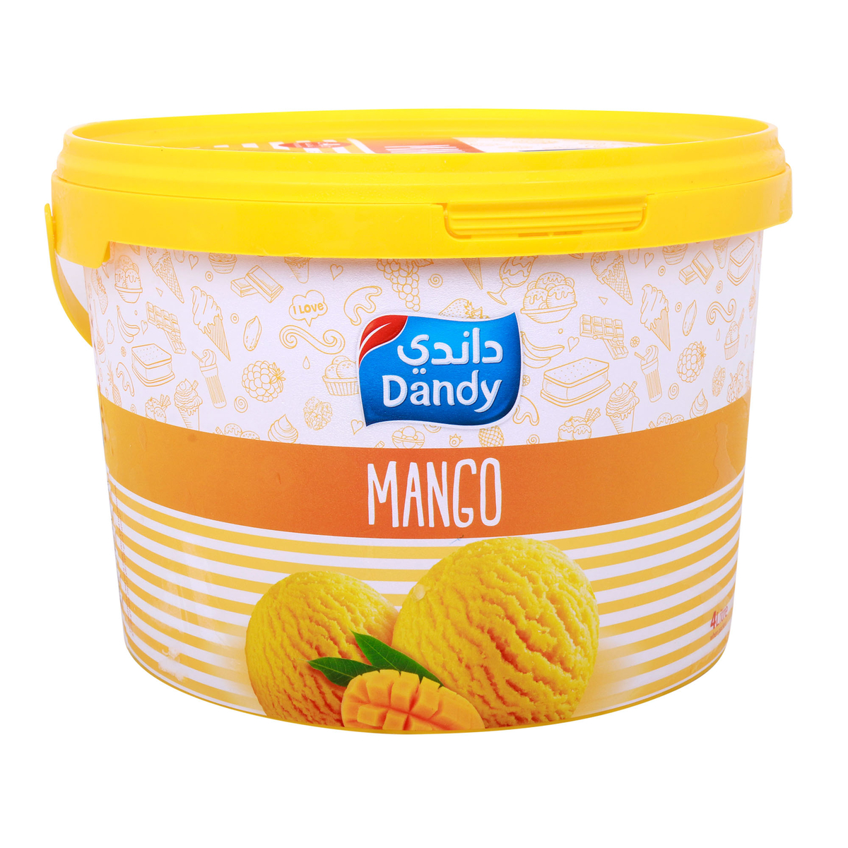 Dandy Mango Ice Cream 4 Litre