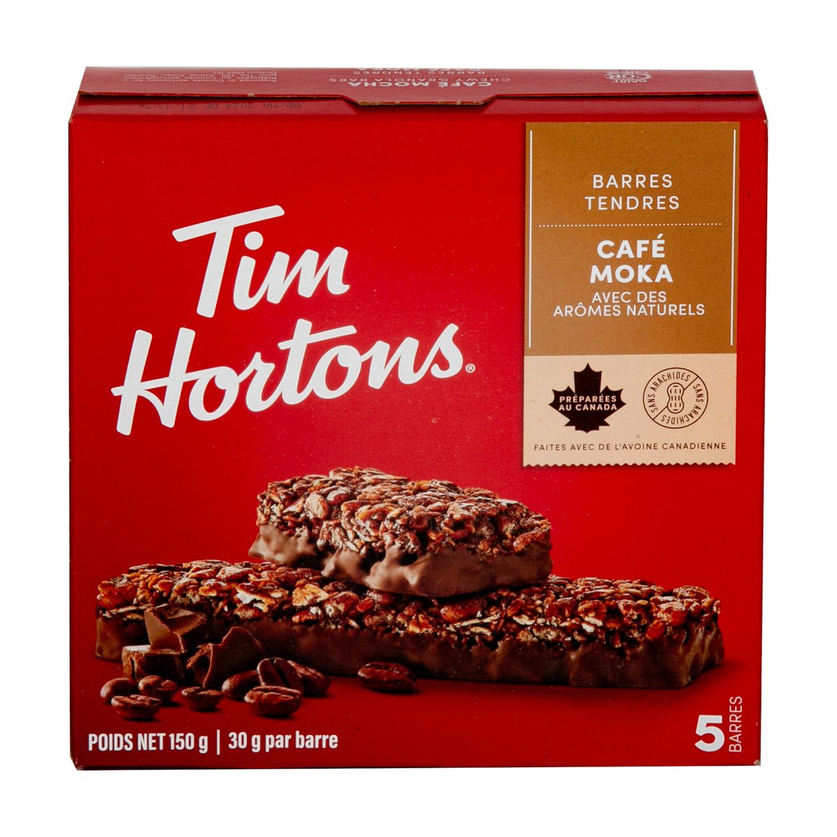 Tim Hortons Cafe Mocha Granola Bar 5 x 30 g