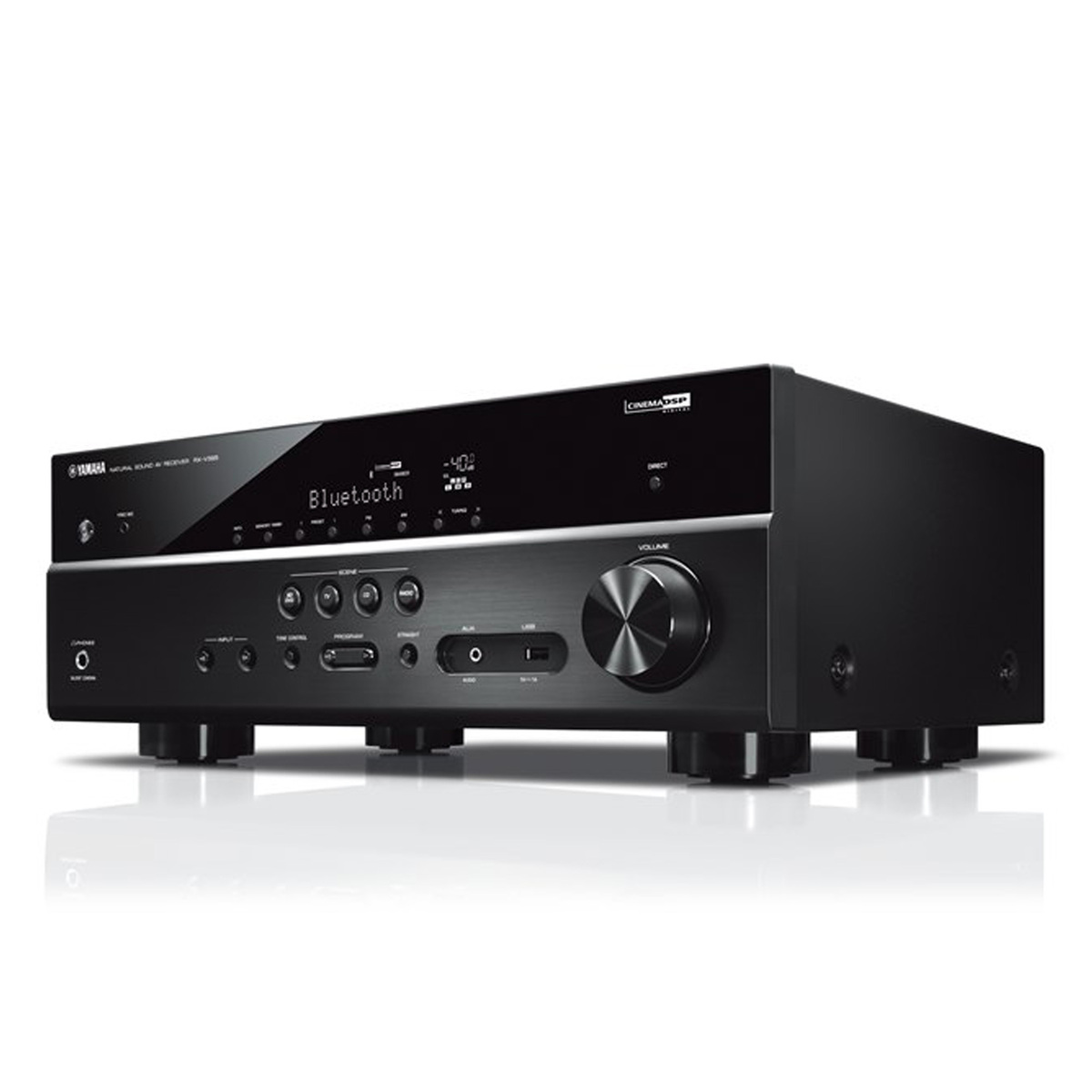 Yamaha 5.1-Channel 4K AV Receiver RX-V385 + Mission M-Cube+SE 5.1 surround sound system