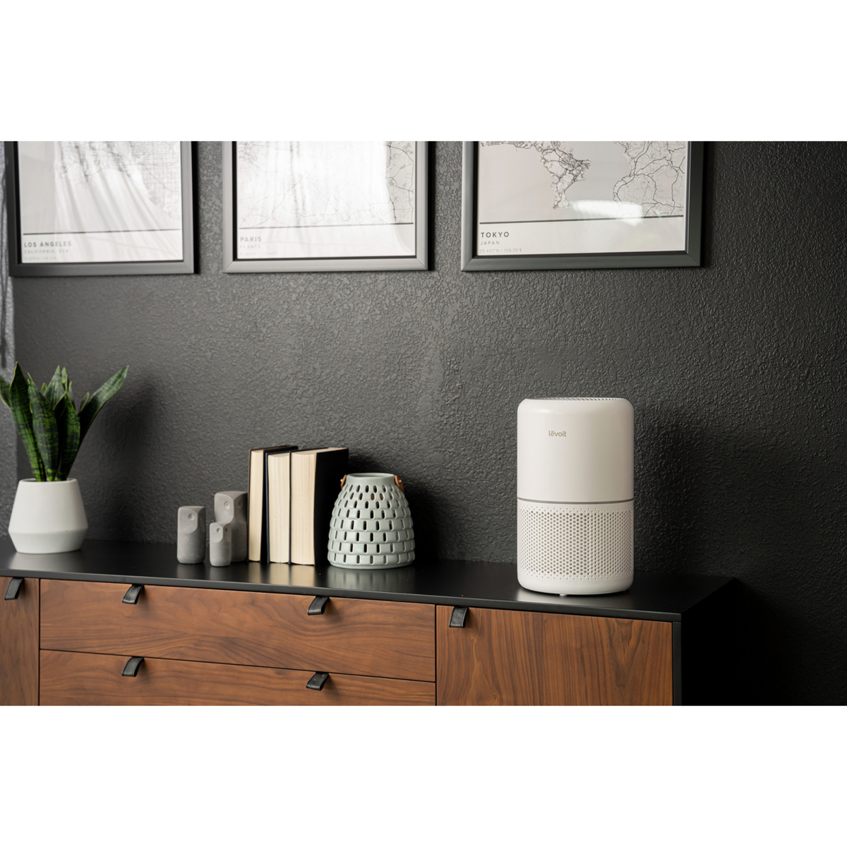 Levoit Smart Air Purifier, 50m² Room Coverage, White, Core 300S