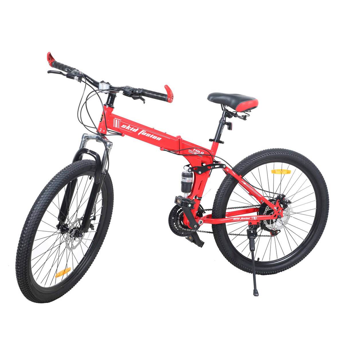 Skid Fusion Bicycle 26" OFS-26R Red