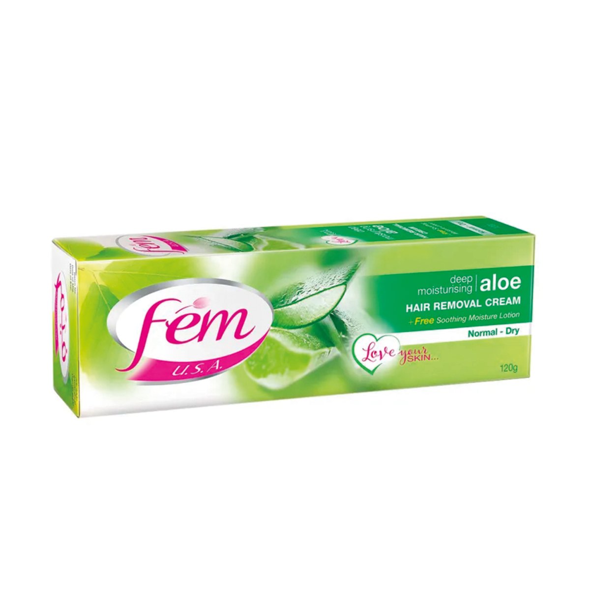 Fem Hair Removal Cream Aloevera 120g