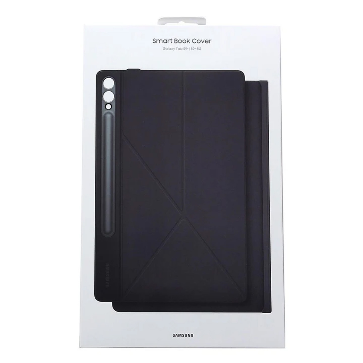 Samsung Tab S9+ Smart Book Cover, Black, EF-BX810PBEGWW