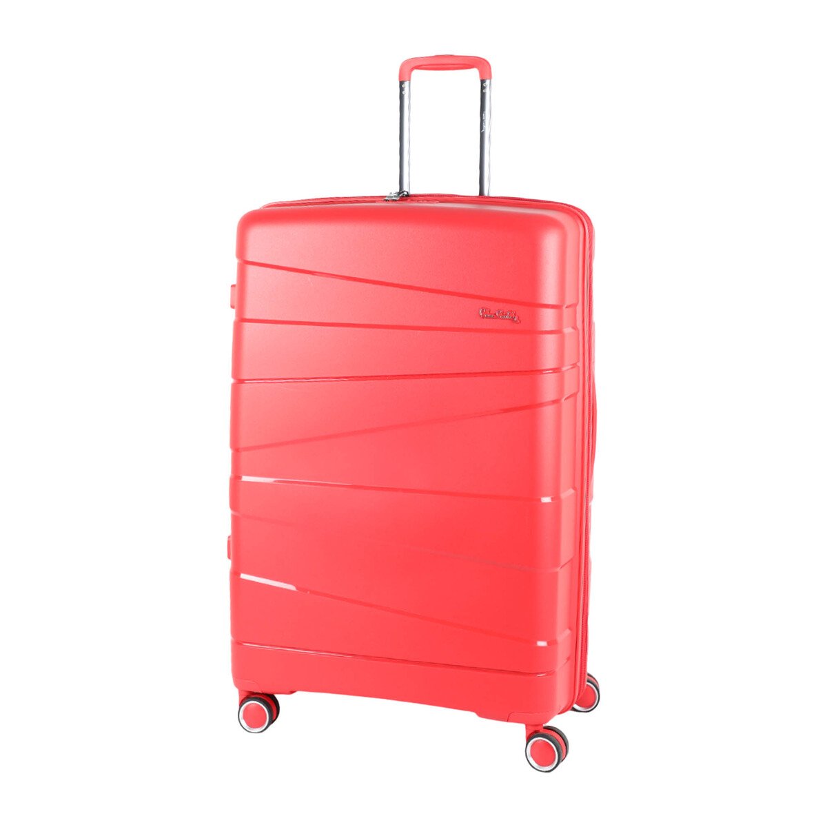 Pierre Cardin Zurich 4Wheel Hard Trolley 26inch Red