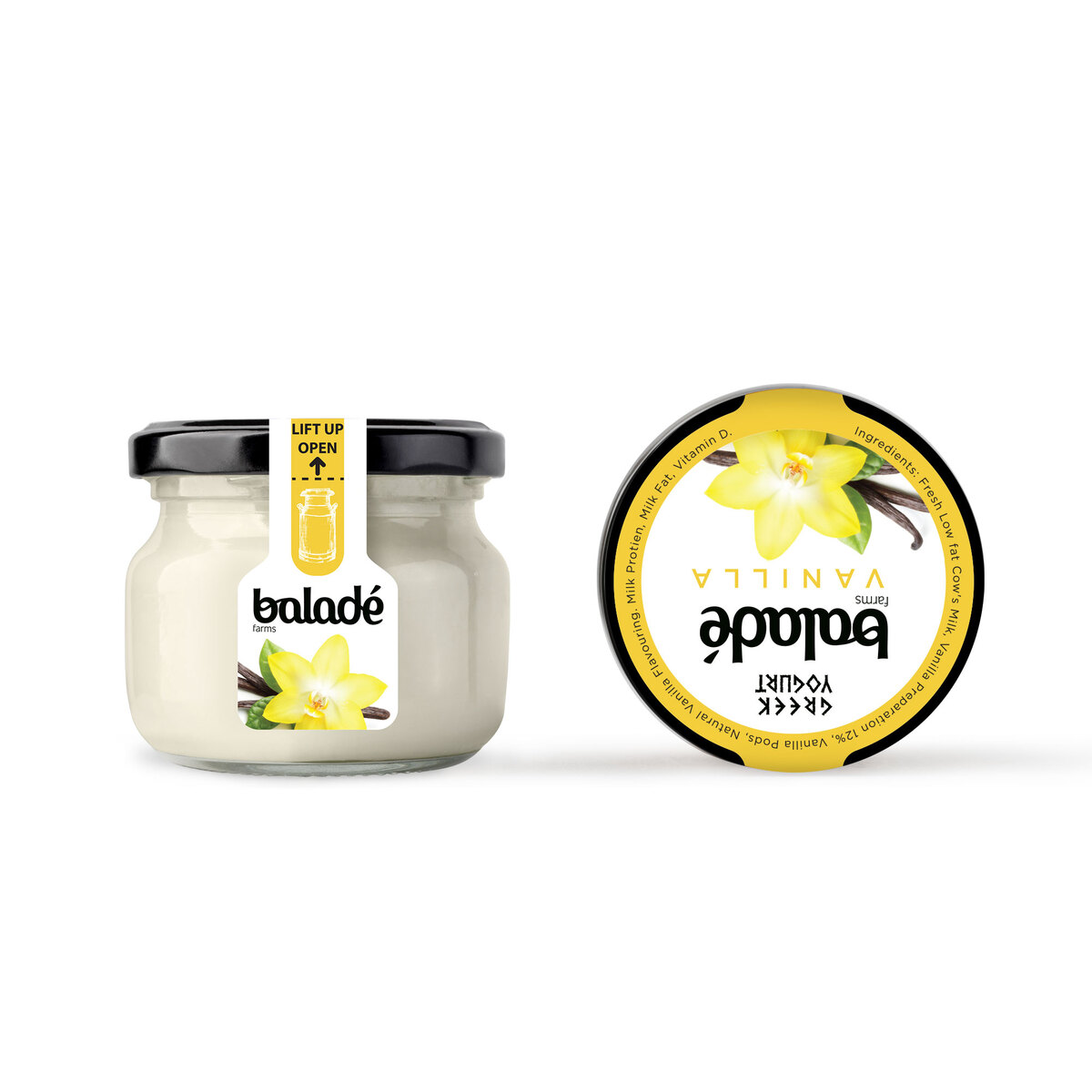 Balade Vanilla Greek Yogurt Value Pack 2 x 100 g