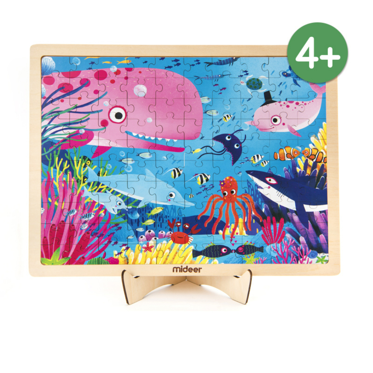 Mideer Ocean Wooden Puzzle, 100 Pcs, MD3052