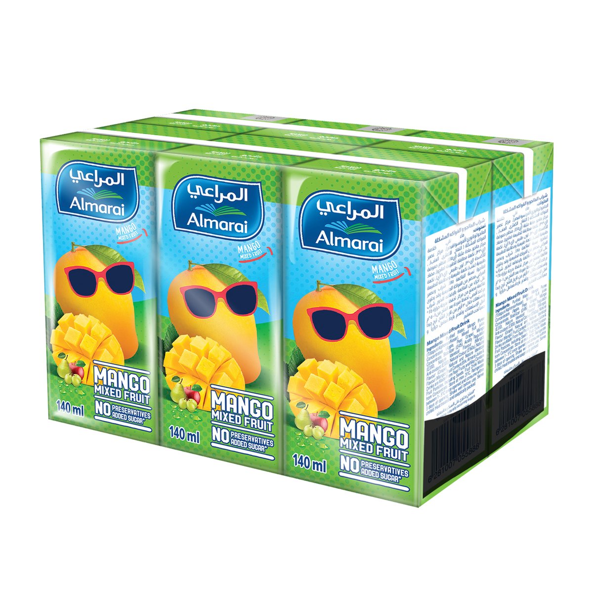 Almarai Mango Mixed Fruit Drink 6 x 140 ml