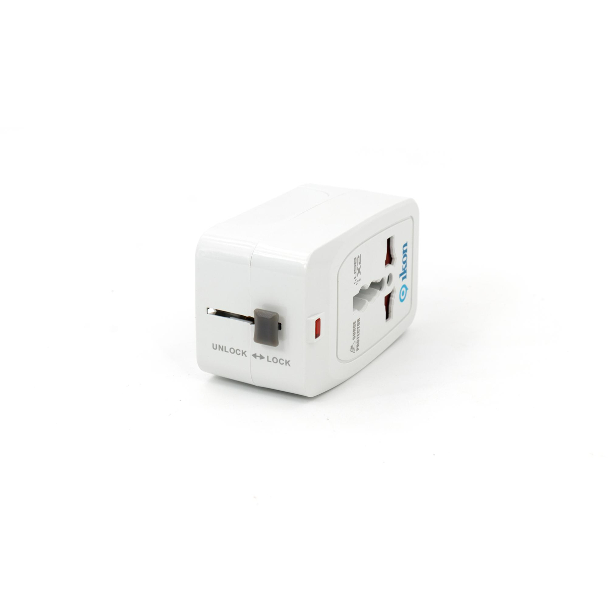 Ikon Universal Travel Adapter with 2 USB-A Ports, IK-931