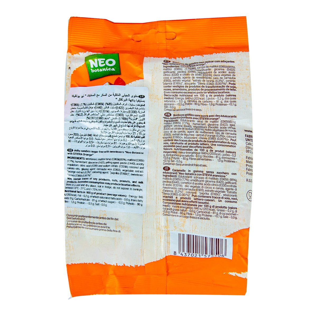 Uniconf Neobotanica Golosinas Narana 150 g