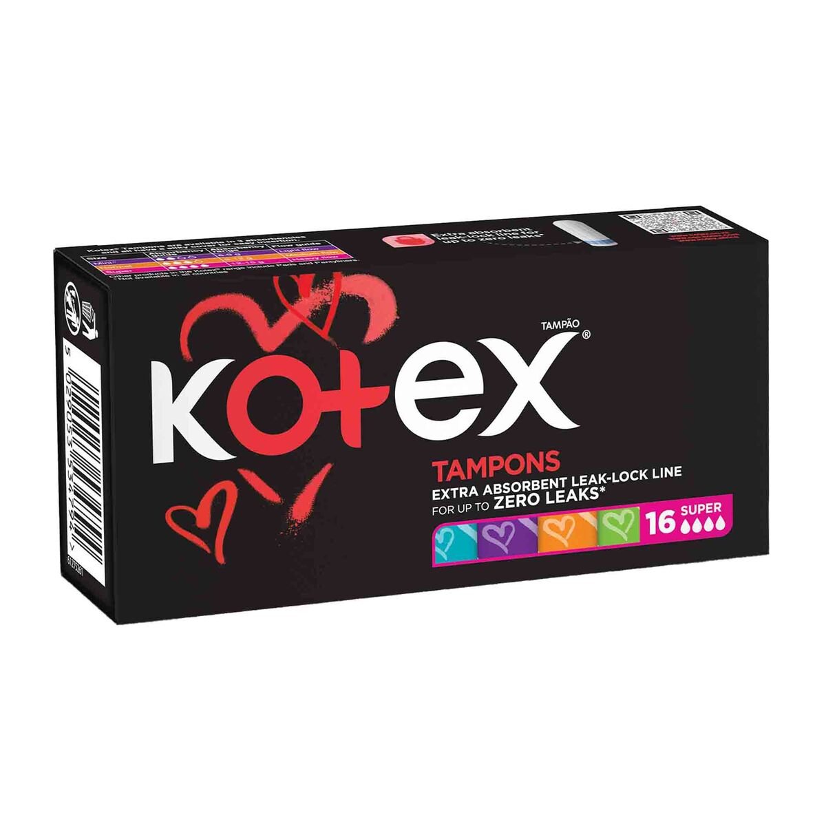 Kotex Tampons Silky Cover Size Super 16 pcs