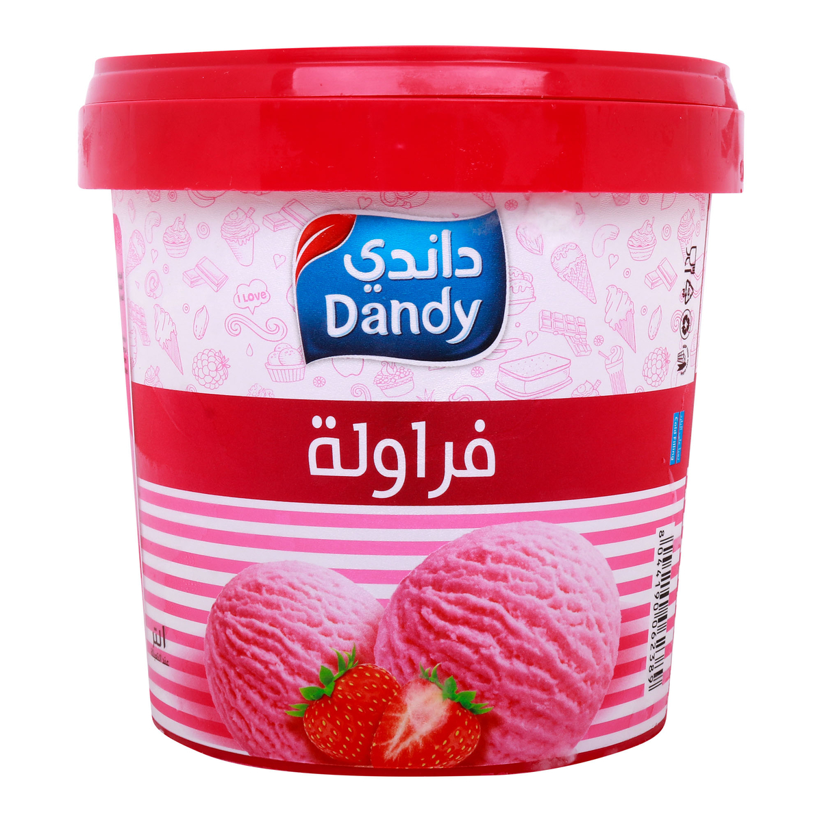 Dandy Strawberry Ice Cream 1 Litre