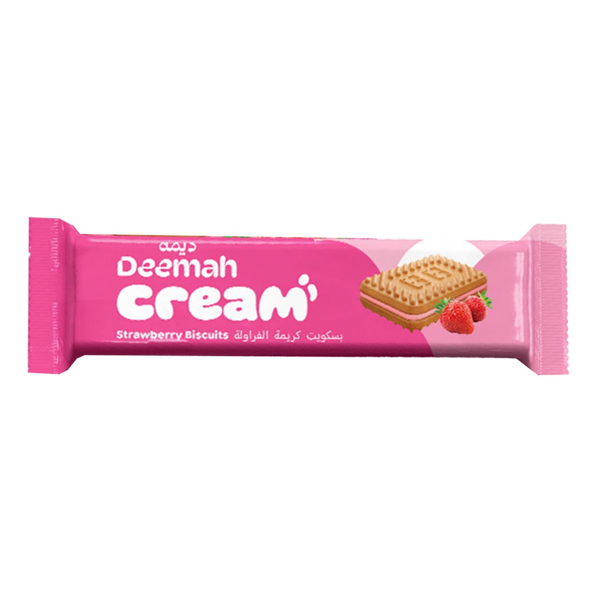 Deemah Strawberry Cream Biscuits 16 x 27 g