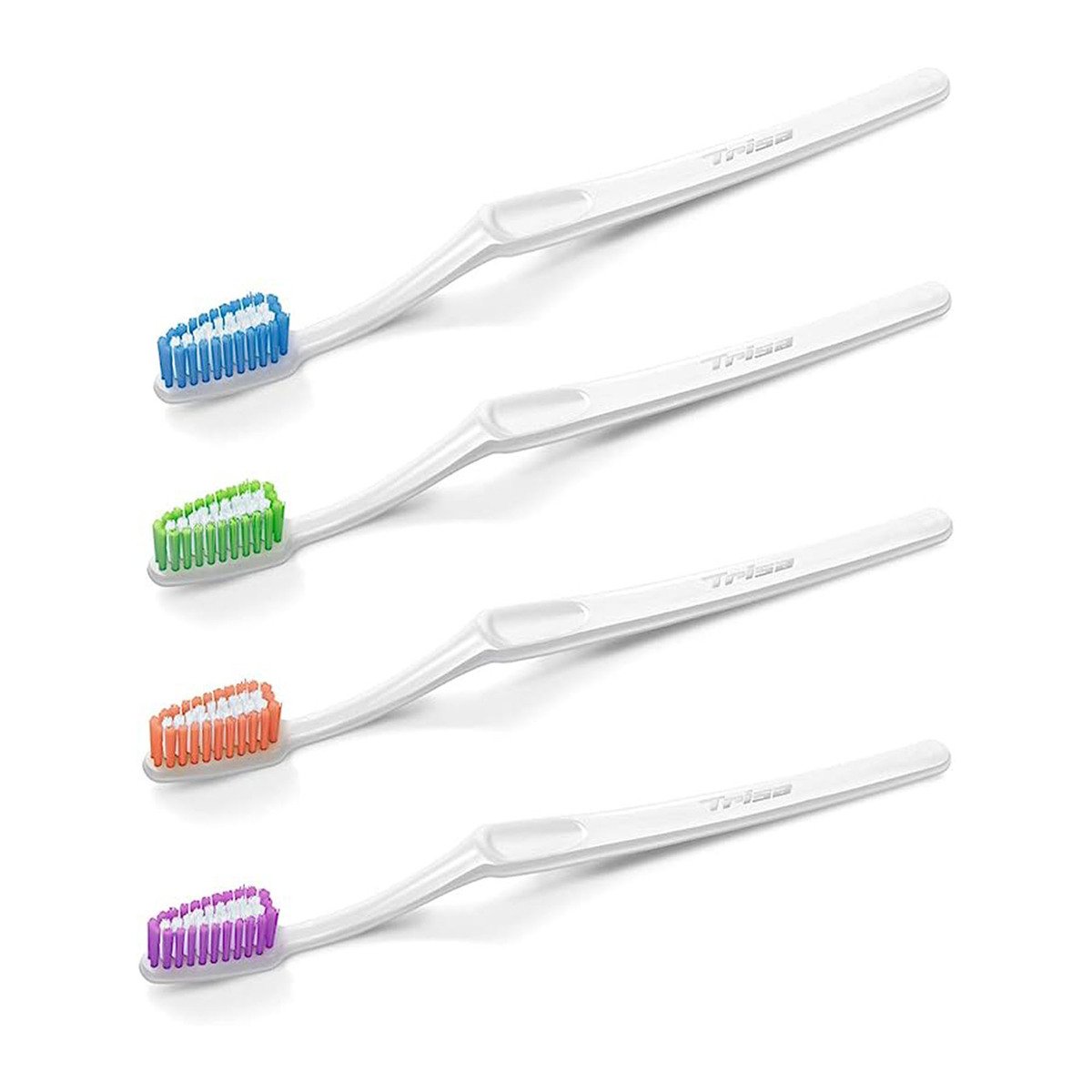 Trisa Swiss Clean The Original Toothbrush Medium Assorted 4 pcs