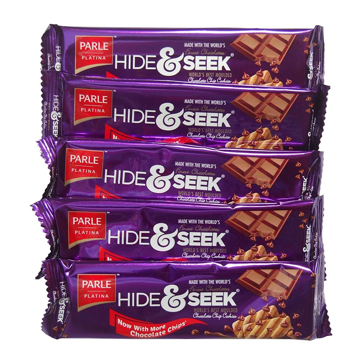 Parle Hide & Seek Chocolate Chip Cookies Jar Value Pack 27 x 22 g